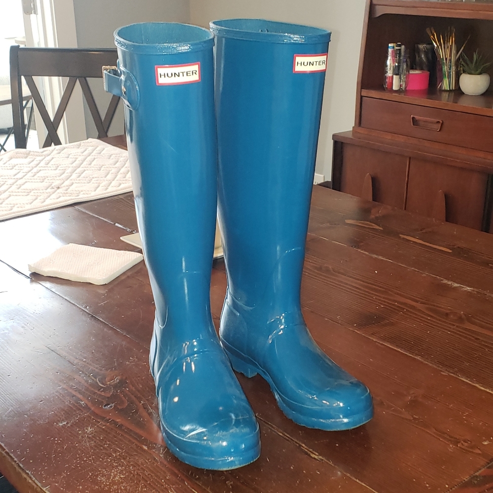 TEAL HUNTER RAINBOOTS